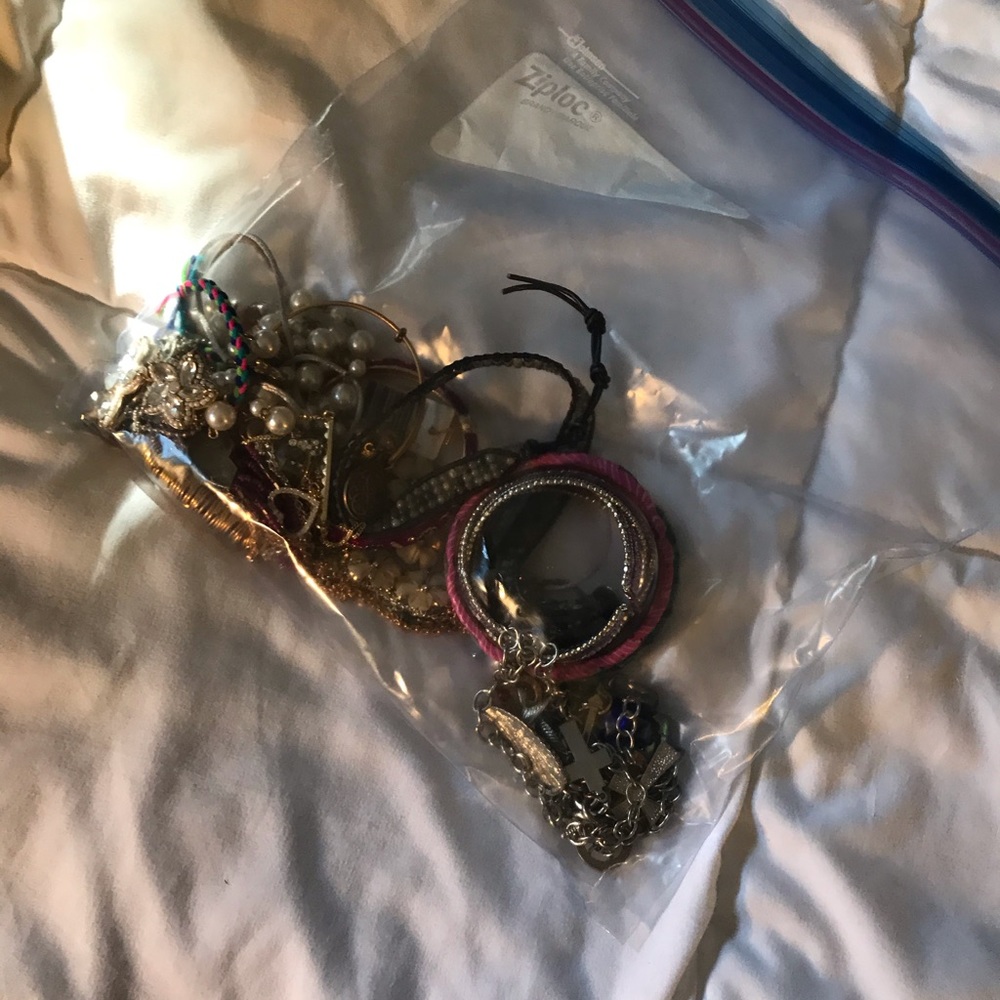 Bag of jewelry.